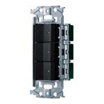 パナソニック WNSS51555B SOーSTYLE埋込スイッチセットほたるスイッチC×3 マットブラック Panasonicの通販は