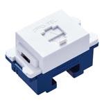 パナソニック WNT15629MCW 埋込テレホンモジュラジャック(6極2心) (フル端子) (マットセラミックホワイト) (10個セット) Panasonic