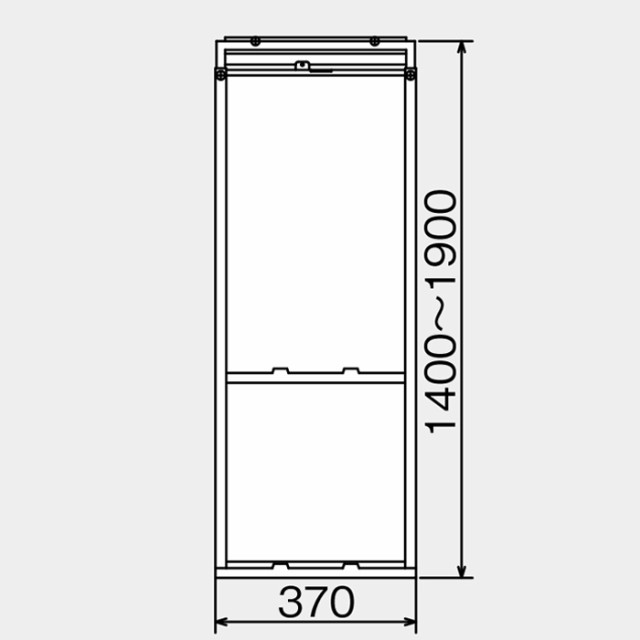 コロナ WT-9 ウインドエアコン用窓枠(延長枠) 窓用エアコン枠 テラス窓用 CW用 部材 取付可能窓寸法140〜190cm 冷房専用シリーズ (WT-8の