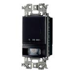 パナソニック WTA14119B アドバンスシリーズ壁取付熱線センサ付自動スイッチ(親器) (明るさセンサ・手動スイッチ付) (マットブラック) Panasonic