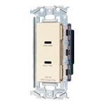 パナソニック WTL1488F アドバンスシリーズ埋込充電用USBコンセント2ポート(最大60W) (USB−C) (金属枠付) (ベージュ) Panasonic