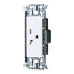 パナソニック WTL19223MW 15A・20A兼用埋込接地コンセント250V金属枠マットセラミックホワイト (5個セット) Panasonic