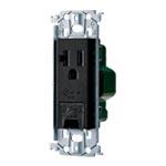 パナソニック WTL19313MB 15A・20A兼用埋込アースターミナル付接地コンセント 金属枠付マットブラック (5個セット) Panasonicの通販は