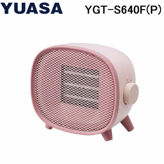 ユアサプライムス YGT-S640F-P コンパクトセラミックヒーター ピンク 暖房 防寒 小型 軽量 電気ファンヒーター YUASAPRIMUSの通販は