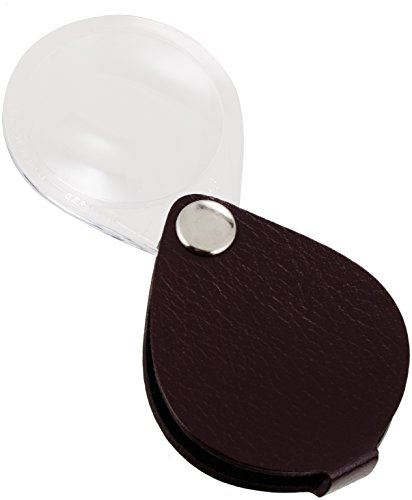 ESCHENBACH 携帯用ルーペ クラシック&ヴィヴィッド 丸型 倍率6倍 ダークレッド 1740-130