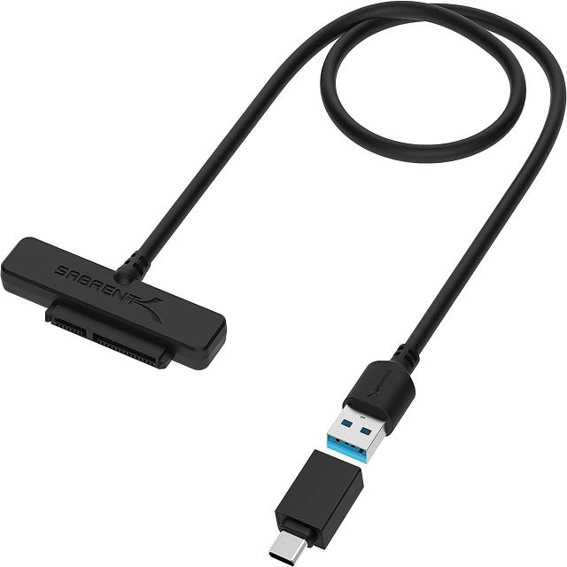 SABRENT SSDへのUSB変換アダプタ/ 2.5インチSSD/SATA SSD/SSD 1TB、SSD 2TB、SSD 500GB、SSD 4T