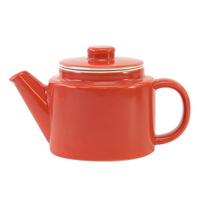 波佐見焼 急須 コモン ポット 500 ml レッド スーパー ステンレス 茶こし 付 13874の通販は