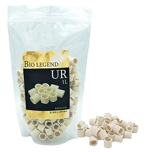 関西化工 ろ材 PP製 リング 発泡 担体 ろ過 淡水・海水両用 バイオレジェンドUR (1L)の通販は