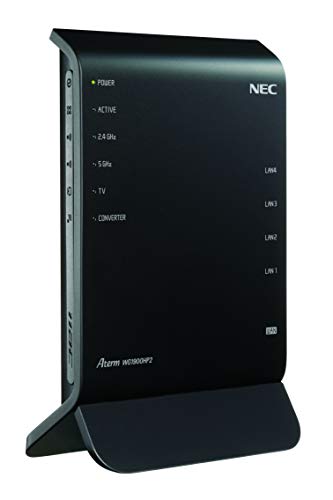 NEC Aterm WG1900HP2 [無線LANルーター/1300+600Mbps] 親機単体 (11ac対応) 型番:PA-WG1900HP2の通販は 9,663円