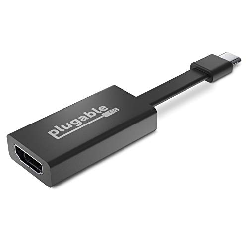 Plugable USB-C - HDMI 変換アダプター 4K30Hz， Thunderbolt 3 対応システム、MacBook Pro、Wind