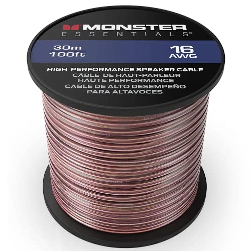 MONSTER スピーカーケーブル 16ゲージ 1巻 30.48m (100ft)ME-S16-30M【国内正規品】