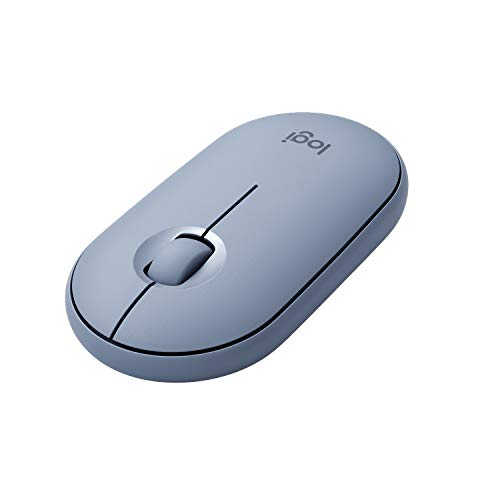 ロジクール ワイヤレスマウス 無線 マウス Pebble M350BL 薄型 静音 ブルー ワイヤレス windows mac Chrome Andr