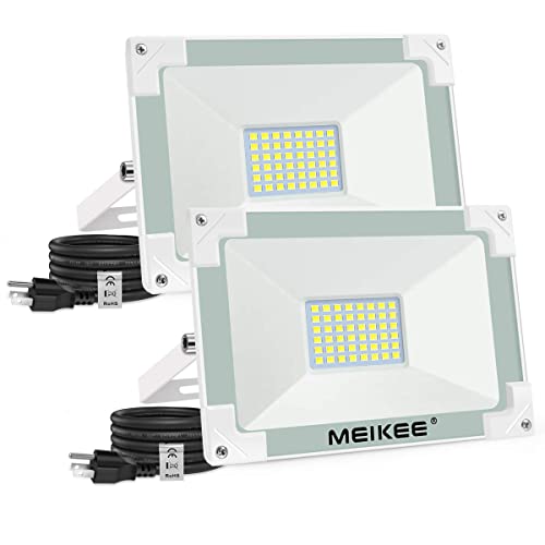 MEIKEE 【2022年改良 防水改良】led 投光器 作業灯 看板灯 35W 昼光色 集魚灯 駐車場灯 省エネ 高輝度 豪雨対応 工場 IP66防の通販は 5,473円
