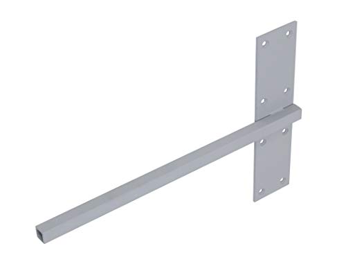 棚受け 金具 補強金物 インロー 角パイプ 13 角 鉄 13×13mm グレー錆止め プロ用 内装工事 木工事 日本製