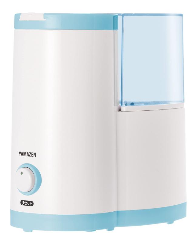 [山善] 加湿器 加熱式 スチーム式 (木造約3畳/プレハブ約6畳) アロマポット付 ミントブルー KS1-A085(A)