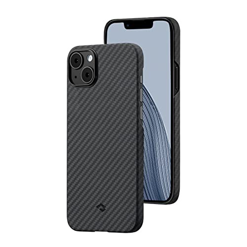 「PITAKA」 iPhone14 Plus ケース MagEZ Case 3 1500Dアラミド繊維製 超極薄・超軽量 マグネット内蔵 高級なカーボ