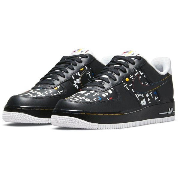 NIKE ナイキ スニーカー AIR FORCE 1 07 LV8 BLACK Hangul Day DO2704-010_4