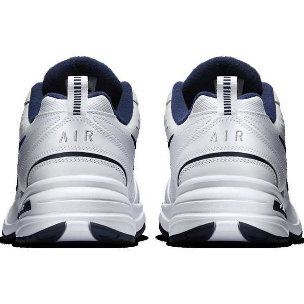 Nike air monarch iv white navy online