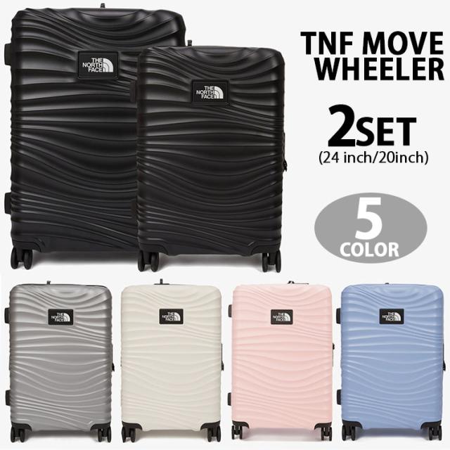 THE NORTH FACE ノースフェイス スーツケース キャリーバッグ TNF MOVE WHEELER 2 SET キャリーケース TSAロック スペース拡張 NN2AQ53