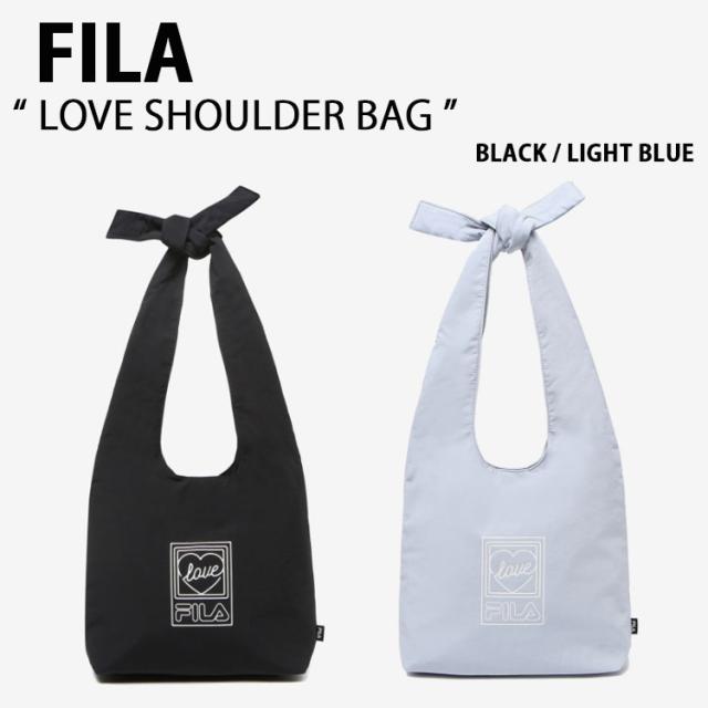 FILA フィラ ショルダーバッグ LOVE SHOULDER BAG FS3BCE5339X ラブ スショルダーバッグ ショッパーバッグ トートバッグ ナップザック ロゴ カジュアル ストリート ブラック ブルー メンズ レディース
