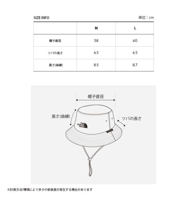 THE NORTH FACE ノースフェイス バケットハット TNF LOGO BUCKET HAT NE3HN53A/B/C_5