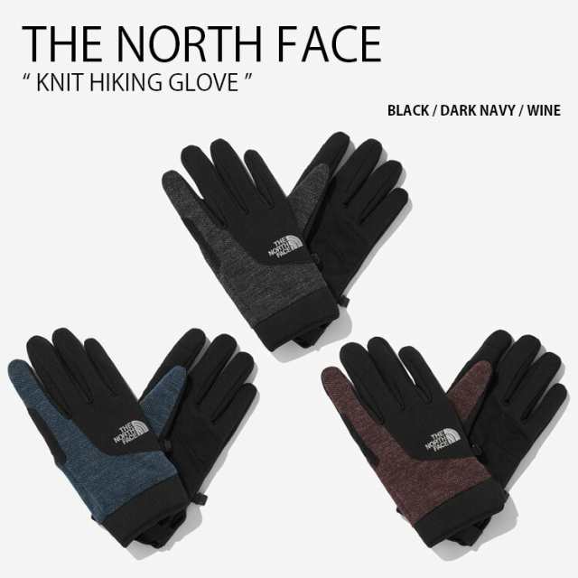 THE NORTH FACE ノースフェイス 手袋 KNIT HIKING GLOVE ニット ハイキング グローブ てぶくろ 手ぶくろ メンズ レディース NJ3GN53A/B/C