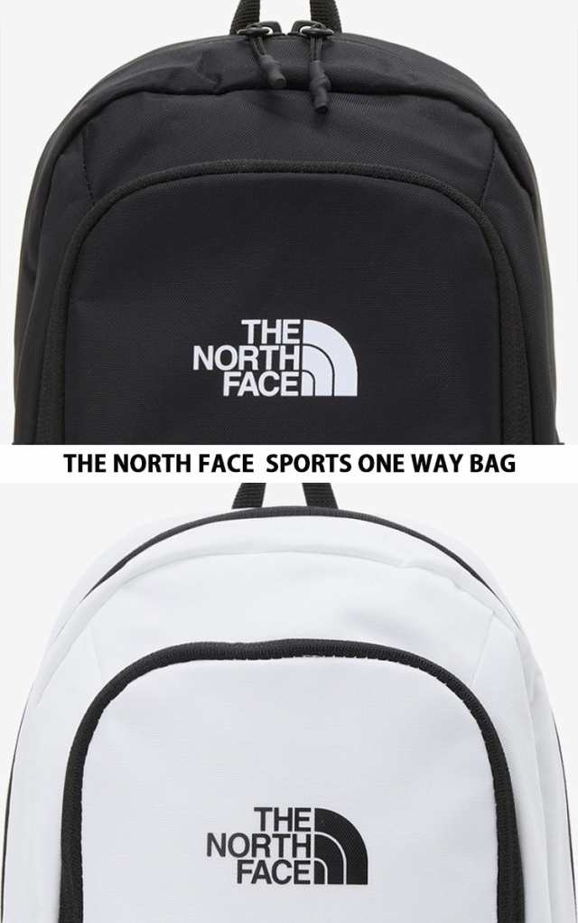 THE NORTH FACE ノースフェイス ボディバッグ SPORTS ONE WAY BAG ショルダーバッグ BLACK WHITE  NN2PP06A/