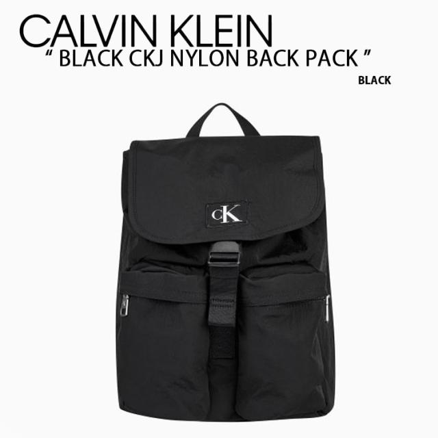 Calvin Klein カルバンクライン リュック BLACK CKJ CITY NYLON BACK PACK BLACK CK ロゴ BAG バッグ バックパック DH3331 001
