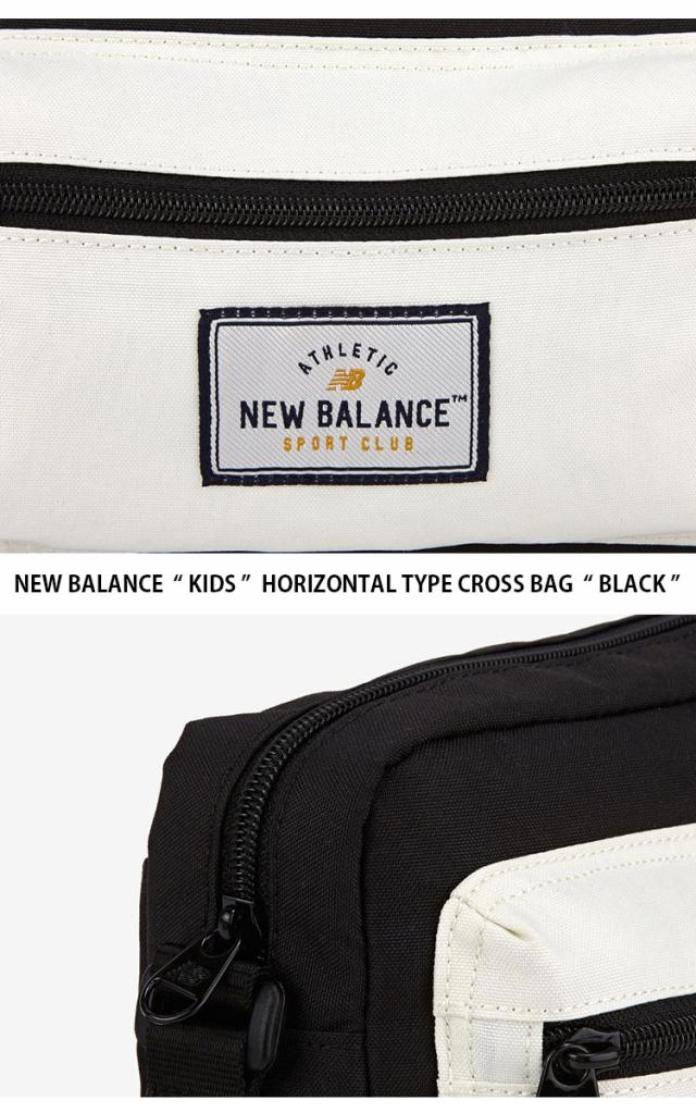New Balance ニューバランス キッズ ショルダーバッグ HORIZONTAL TYPE CROSS BAG クロスバッグ バッグ ブラック 子供用 NK8ADF304U_1