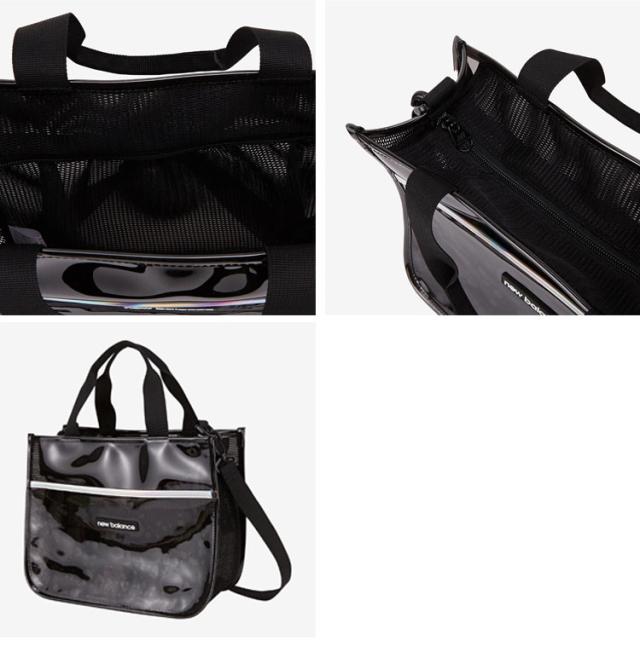 New Balance ニューバランス キッズ プールバッグ WATER MESH TOTE BAG トートバッグ ショルダーバッグ ブラック 子供用 NK8ADS318U_3