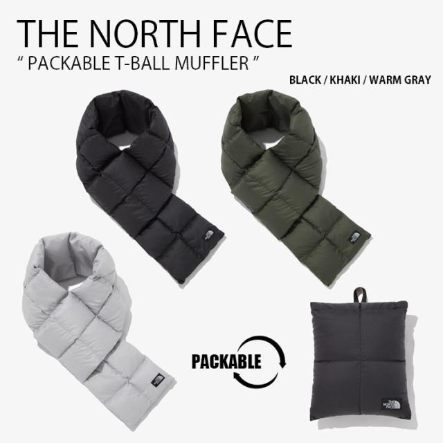 THE NORTH FACE ノースフェイス マフラー PACKABLE T-BALL MUFFLER パッカブル ティーボール マフラー メンズ レディース NA5IP51A/B/C
