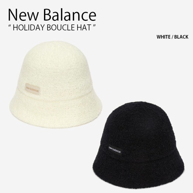 New Balance ニューバランス レディース バケットハット HOLIDAY BOUCLE HAT ハット 帽子 ドームハット ウィメンズ 女性用 NBGDECH101