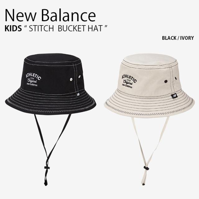 New Balance ニューバランス キッズ バケットハット STITCH  BUCKET HAT バケット ハット 帽子 バケハ あごひも付き 子供用 NK8BEF401Uの通販は 10,473円