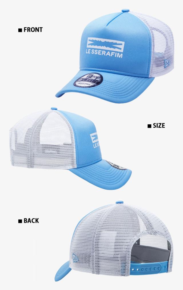 LE SSERAFIM トラッカーキャップ フリーサイズ LE SSERAFIM x New Era Authentic Sponge A-Frame Trucker Ball Cap