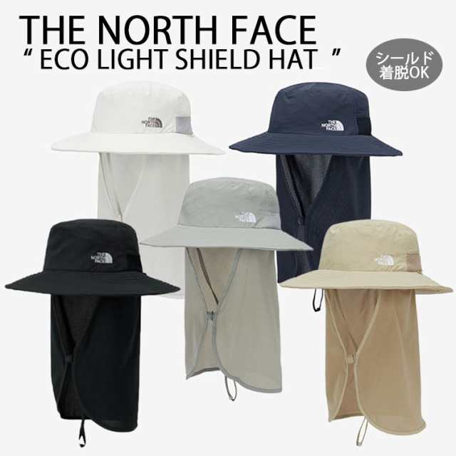 THE NORTH FACE ノースフェイス ハット ECO LIGHT SHIELD HAT ガーデンハット UVカット 紫外線カット 冷感素材 サンシールド NE3HQ09