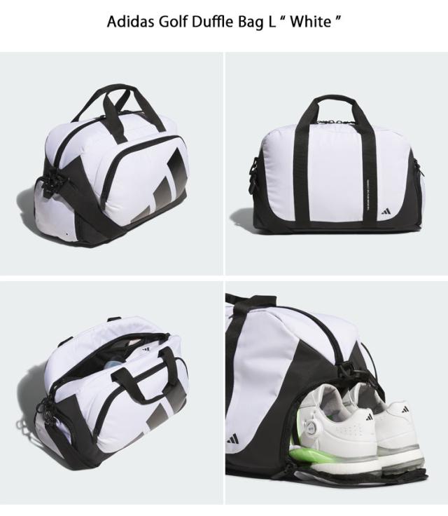 ゴルフバック　アディダス ゴルフ (adidas Golf) adidas アディダス ゴルフバッグ DUFFLE BAG L BLACK WHITE IN2682