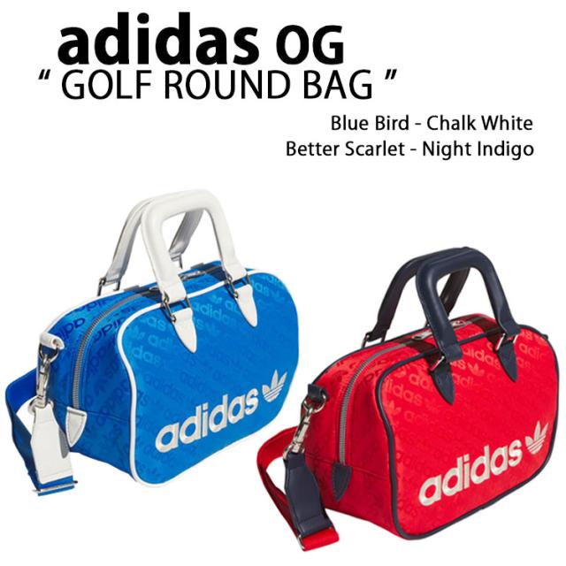 adidas originals アディダス ゴルフバッグ GOLF ROUND BAG BLUE SCARLET JD6636 JD6527 ゴルフ ラウンド バッグ ブルーホワイト スカーレットインディゴ スポーツ ゴルフアクセサリー ゴルフ鞄 ショルダバッグ クロスバッグ メンズ レディース
