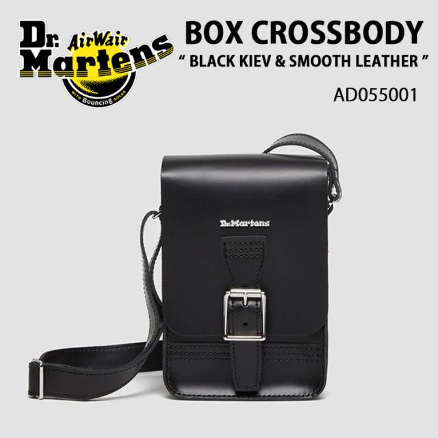 Dr.Martens ドクターマーチン ショルダーバッグ BOX CROSSBODY BLACK AD055001 ボックス クロスボディ ブラック クロスバッグ