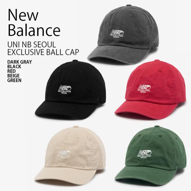 New Balance ニューバランス ベースボールキャップ UNI NB SEOUL EXCLUSIVE BALL CAP キャップ 帽子 メンズ レディース NBGDFFA101
