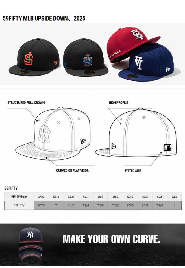 NEWERA ニューエラ キャップ 逆ロゴ 59FIFTY MLB UPSIDE DOWN CAP 
