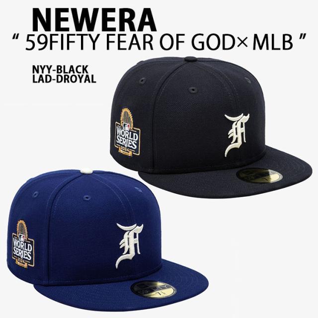NEWERA ニューエラ キャップ FEAR OF GOD フィアオブゴッド 59FIFTY NYY ヤンキース BLACK LAD ドジャース コラボキャップ