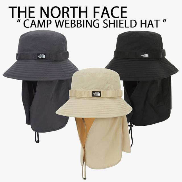 THE NORTH FACE ノースフェイス バケットハット バケハ シールド付き サイズ調整 CAMP WEBBING SHIELD HAT キャンプハット NE3HR07