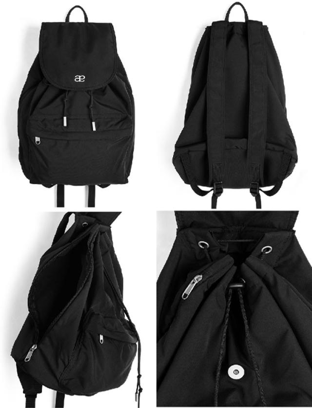 VETEZE べテゼ バックパック 韓国ブランド AA MINI BACK PACK BLACK BLUE GRAY ダブルエー ミニ バッグパック ブラック ブルー グレー デイパック リュックサック レディース 女性用_2