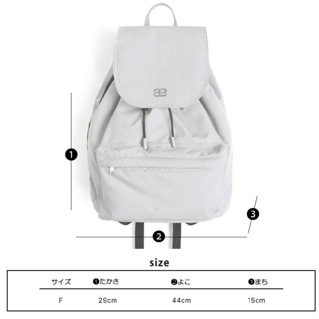 VETEZE べテゼ バックパック 韓国ブランド AA MINI BACK PACK BLACK BLUE GRAY ダブルエー ミニ バッグパック ブラック ブルー グレー デイパック リュックサック レディース 女性用_7