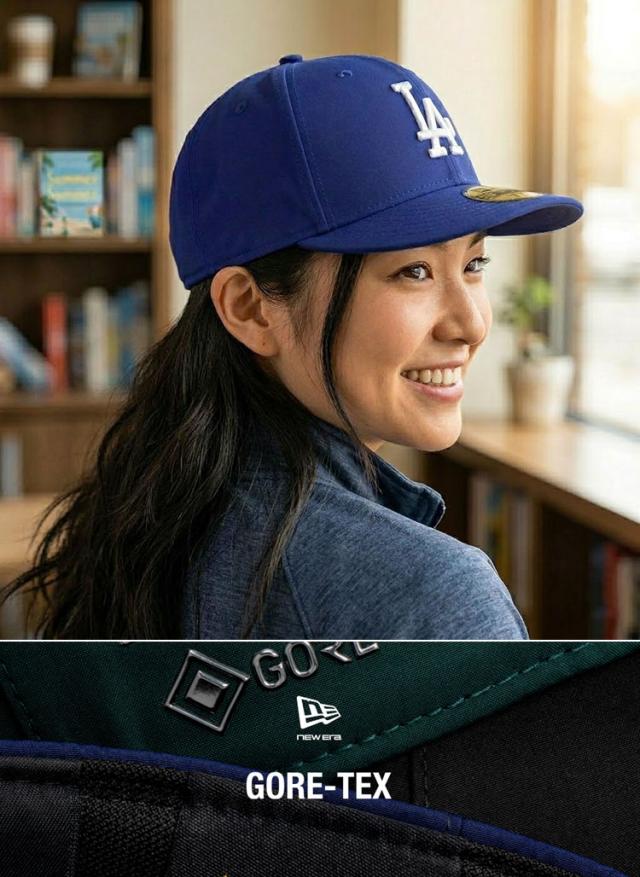NEW ERA ニューエラ ゴアテックス キャップ GORE-TEX 5950 BB FITTED CAP 防水 防湿 通気性 59FIFTY ゴアテックスキャップ BBキャップ
