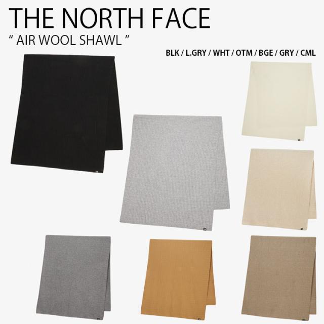 THE NORTH FACE ノースフェイス ストール AIR WOOL SHAWL エア ウール ショール マフラー メンズ レディース NA5IR83A/B/C/D/E/F/G