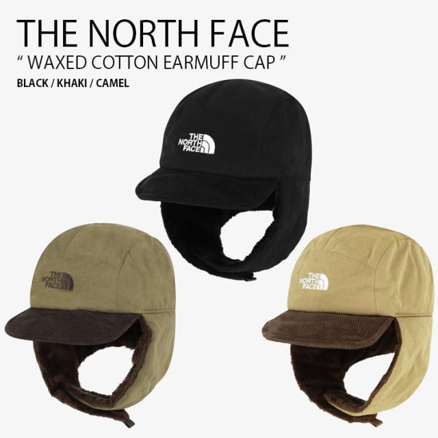 THE NORTH FACE ノースフェイス フライトキャップ WAXED COTTON EARMUFF CAP イヤーマフ キャップ 帽子 メンズ レディース NE3CR58J/K/L