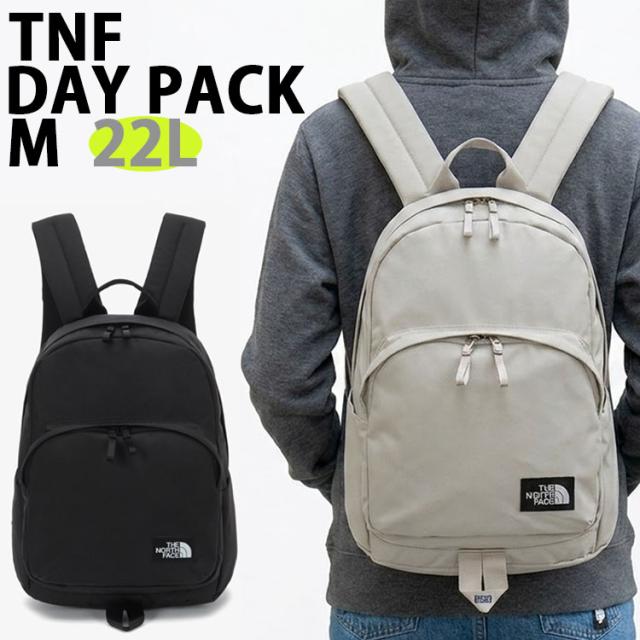 THE NORTH FACE ノースフェイス リュック バックパック 22リットル TNF DAY PACK M 22L デイパック リュックサック WHITE SAND BLACK