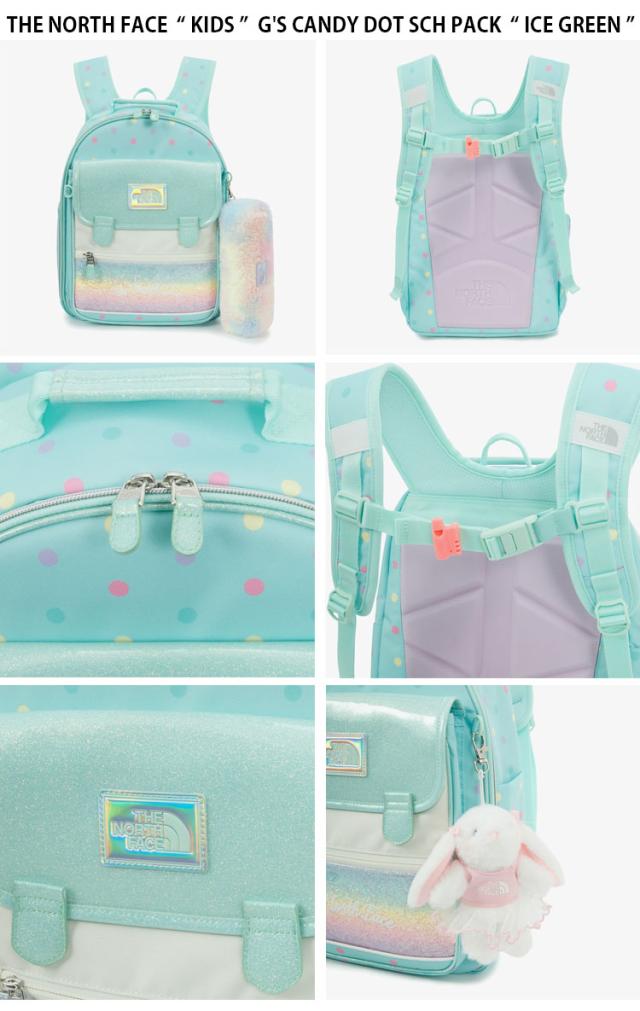THE NORTH FACE ノースフェイス キッズ リュック K’S G’S CANDY DOT SCH PACK ドット柄 リュックサック バッグ 子供用 NM2DS02R/S/T_6
