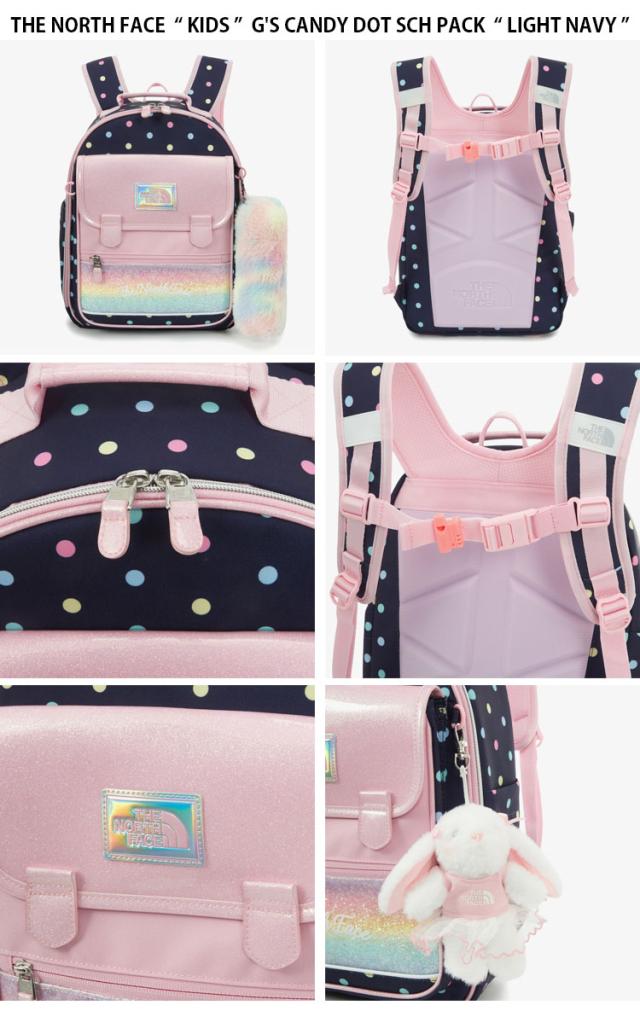 THE NORTH FACE ノースフェイス キッズ リュック K’S G’S CANDY DOT SCH PACK ドット柄 リュックサック バッグ 子供用 NM2DS02R/S/T_9